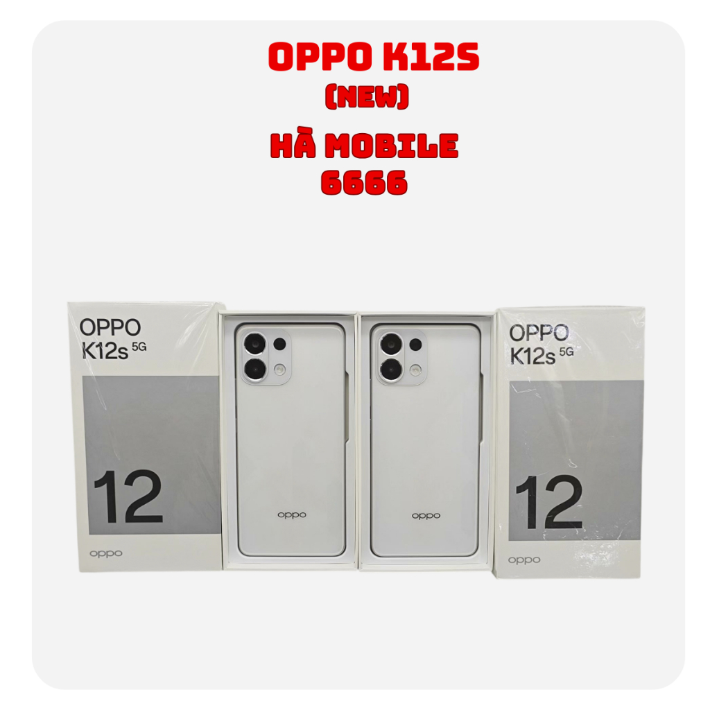Điện thoại OPPO K12s 5G New (Pin 7000mAh - Snapdragon 6 Gen 4)