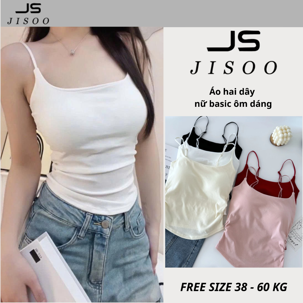Áo ba lỗ nữ ôm body có mút đệm ngực siêu hot dễ phối đồ chất thun borip xịn có freesize AT1