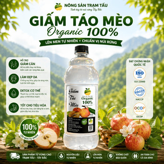 Giấm Táo Mèo Nguyên Chất Nông Sản Trạm Tấu Giúp Giảm Mỡ Bụng  Và Hỗ Trợ Tiêu Hóa