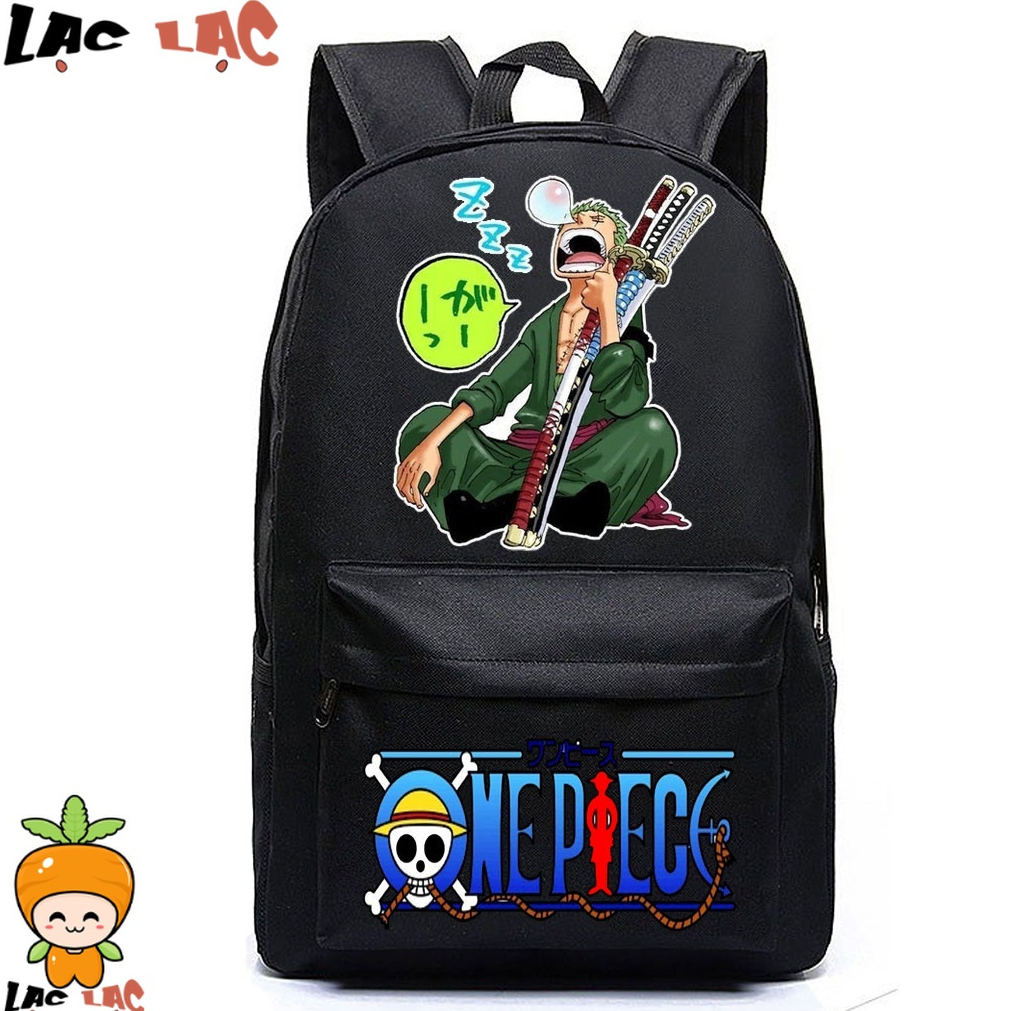 Balo one piece , balo zoro one piece đảo hải tặc - balo học sinh tiểu học có nhiều mẫu
