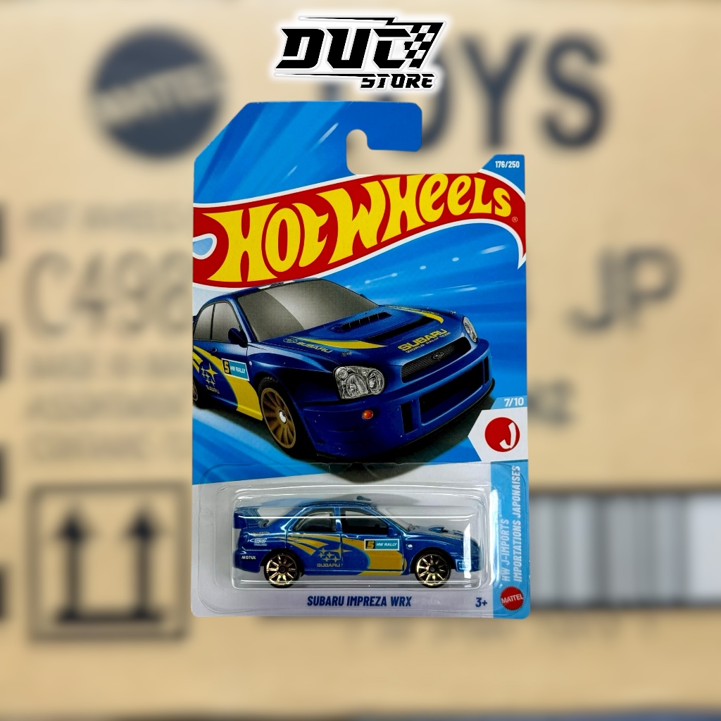Ducstore Xe mô hình JJK19 Hot Wheels Subaru Impreza WRX - basic J case 2026