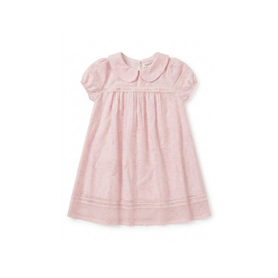 TUBYCATU Đầm Babydoll Cổ Sen Tay Phồng Blush Petal dress