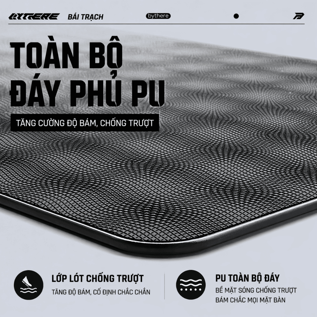 Pad Kính Gaming Bythere TGF1 FPS Esports – Kính Cường Lực Siêu Mượt, Tối Ưu Valorant CS2 Apex | BigBuy360 - bigbuy360.vn
