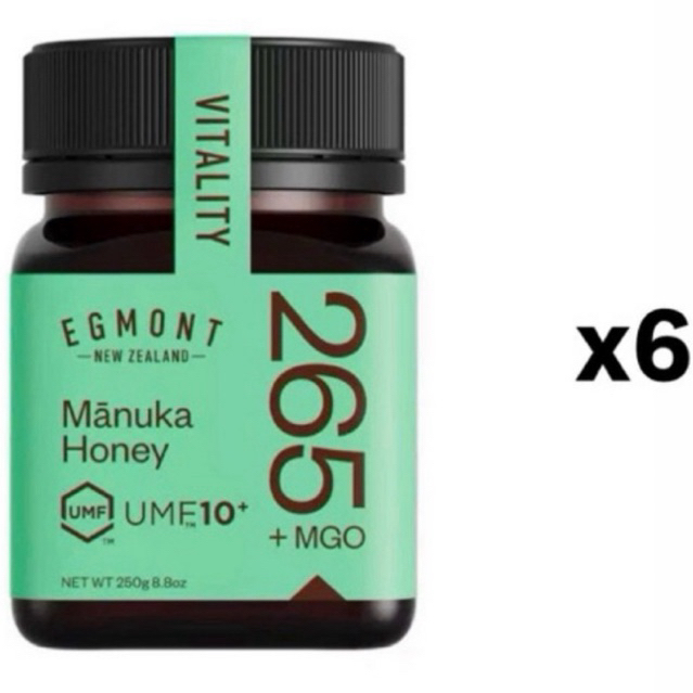 [Egmont Manuka] 6 Hộp Mật ong Manuka MGO 265+ 250g