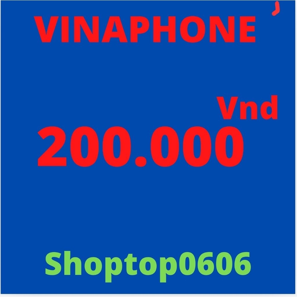 Thẻ cào Vinaphone 200k
