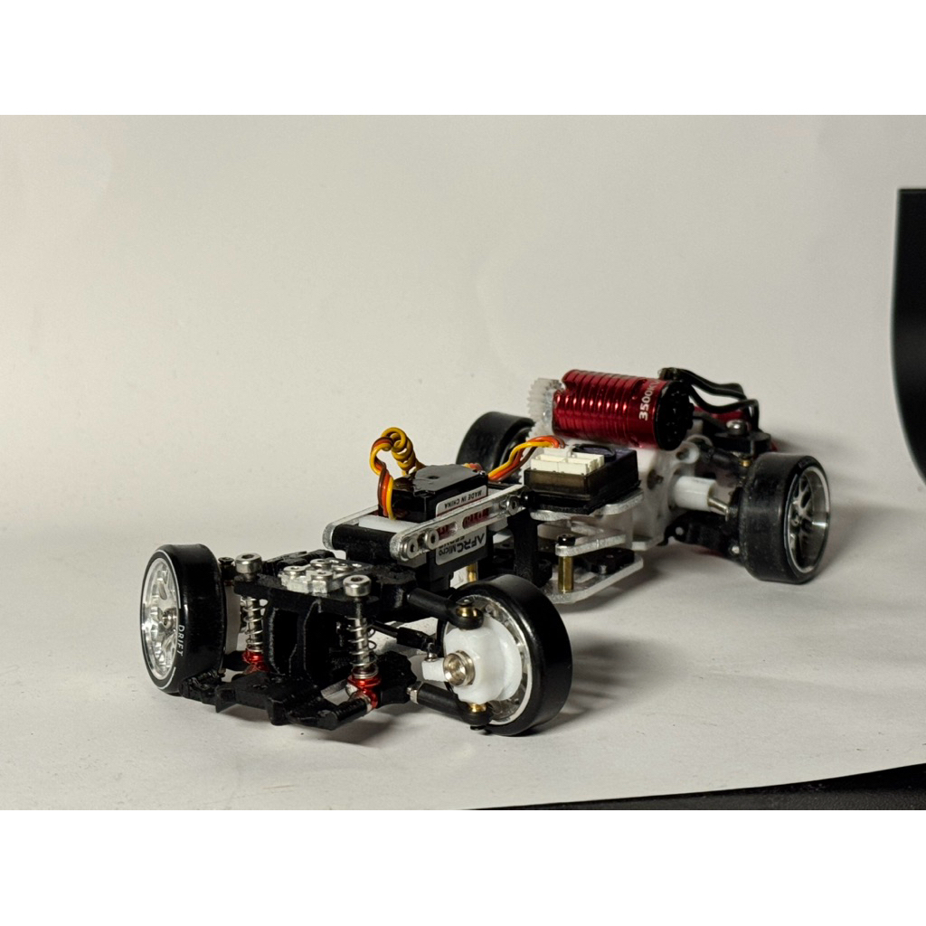 Xe Drift Mini 1/24 Kit  CNC – Khung Nhôm + 3D Print – Dành Cho RC Drift