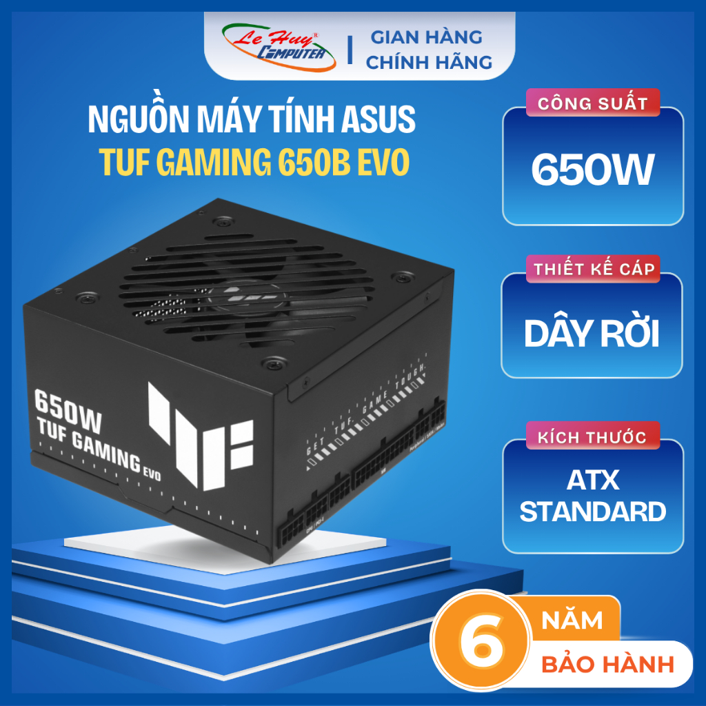 Nguồn Asus TUF Gaming 650B Evo 650W 80 Plus Bronze