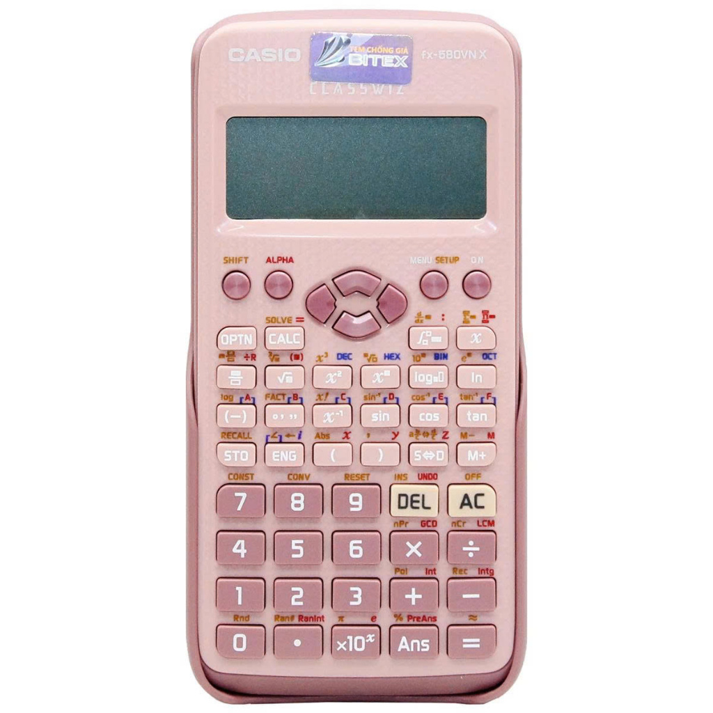 Máy Tính Casio FX580VN X-PK - Màu Hồng - Tặng Kèm Bút Ngẫu Nhiên