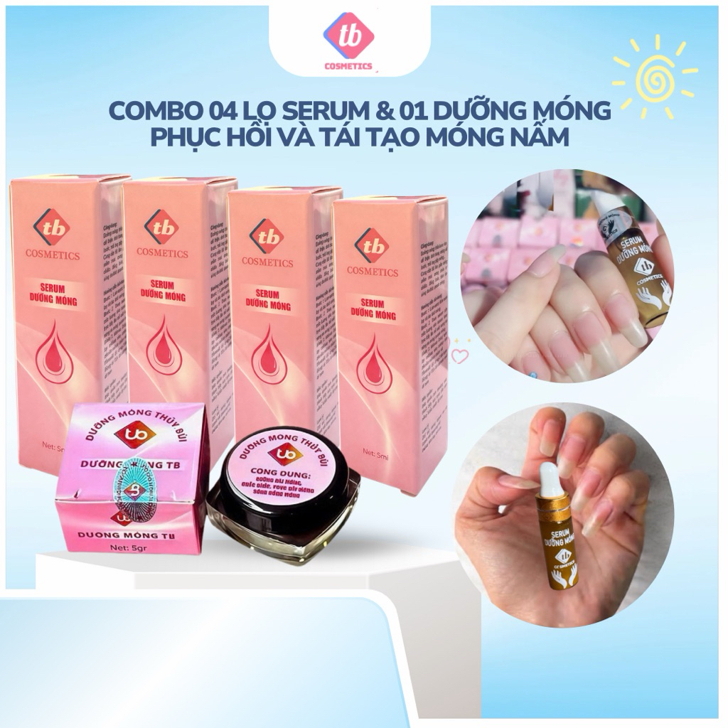 Lọ Serum Nấm Móng Và Hủ Dưỡng MóngTB ,Serum Phục Hồi Nấm Móng Tay Và Móng Chân , Lọ 4ML Tinh Chất Dưỡng Móng