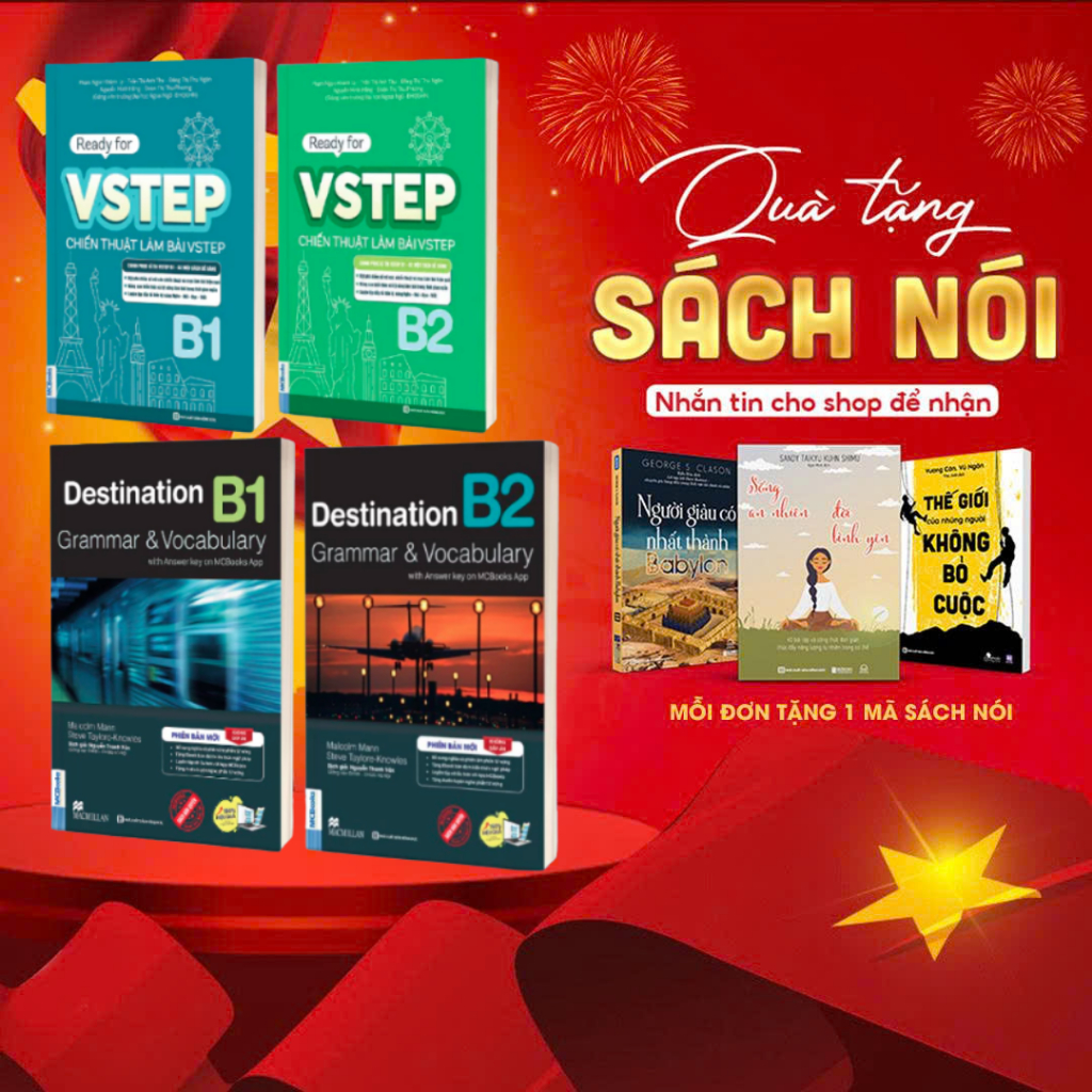 Sách - Luyện thi chứng chỉ Tiếng Anh trình độ B1,B2 - Destination B1,B2 và VSTEP B1,B2