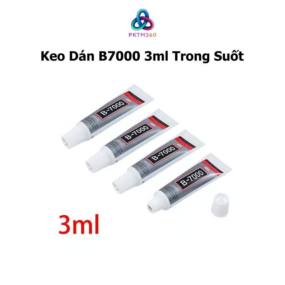 Keo dán B7000 dán vải, da, đính đá, … 3ml - PKTM360