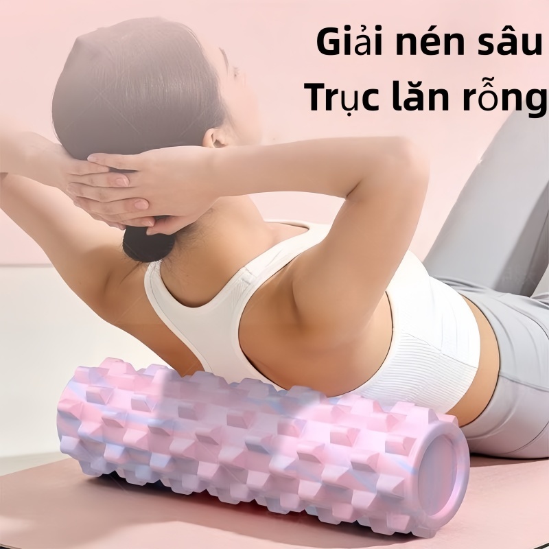 45cm Con Lăn Massage/Justfit Giãn Cơ Sâu/Con Lăn Yoga Foam Roller