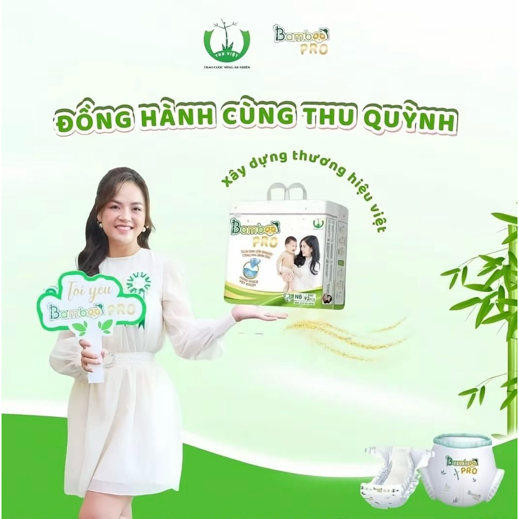 Tã Bỉm BamBoo Pro-Cùng bé yêu khôn lớn (k quà)