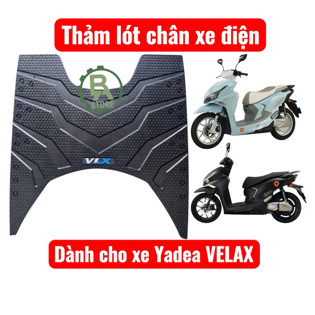 Thảm lót chân xe điện Yadea VELAX lót sàn dành cho xe điện Yadea VELAX loại dày cao su