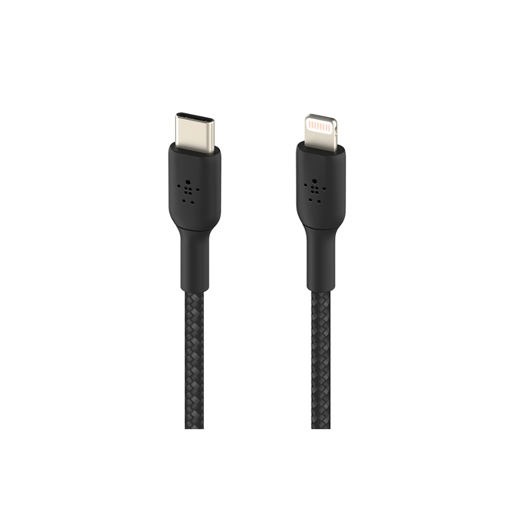 Cáp sạc nhanh Belkin USB-C to Lightning công suất 30W vỏ dù chứng chỉ MFi siêu bền truyền dữ liệu bảo hành 2 năm | BigBuy360 - bigbuy360.vn