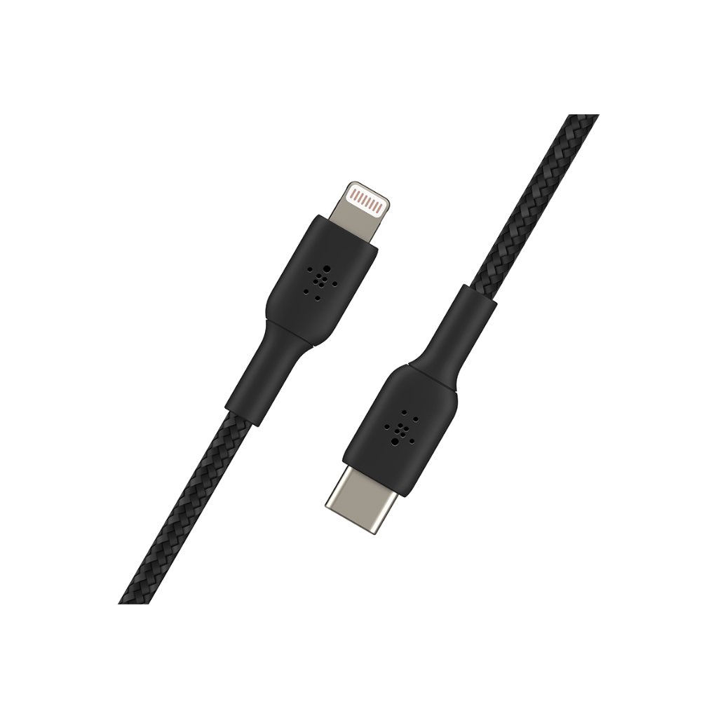 Cáp sạc nhanh Belkin USB-C to Lightning công suất 30W vỏ dù chứng chỉ MFi siêu bền truyền dữ liệu bảo hành 2 năm | BigBuy360 - bigbuy360.vn