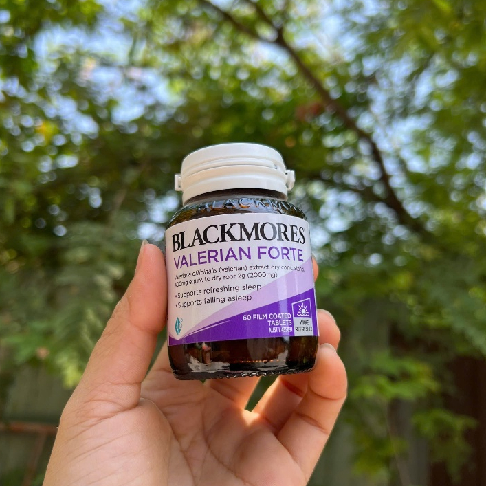 Viên uống Blackmores Valerian Forte hỗ trợ giấc ngủ của Úc 60 viên