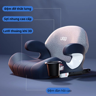 [HỎA TỐC HÀ NỘI] Ghế ngồi ô tô  cho bé ULOP chính hãng chuẩn ISOFIX, dùng cho bé 3 - 12 tuổi có thể gấp gọn