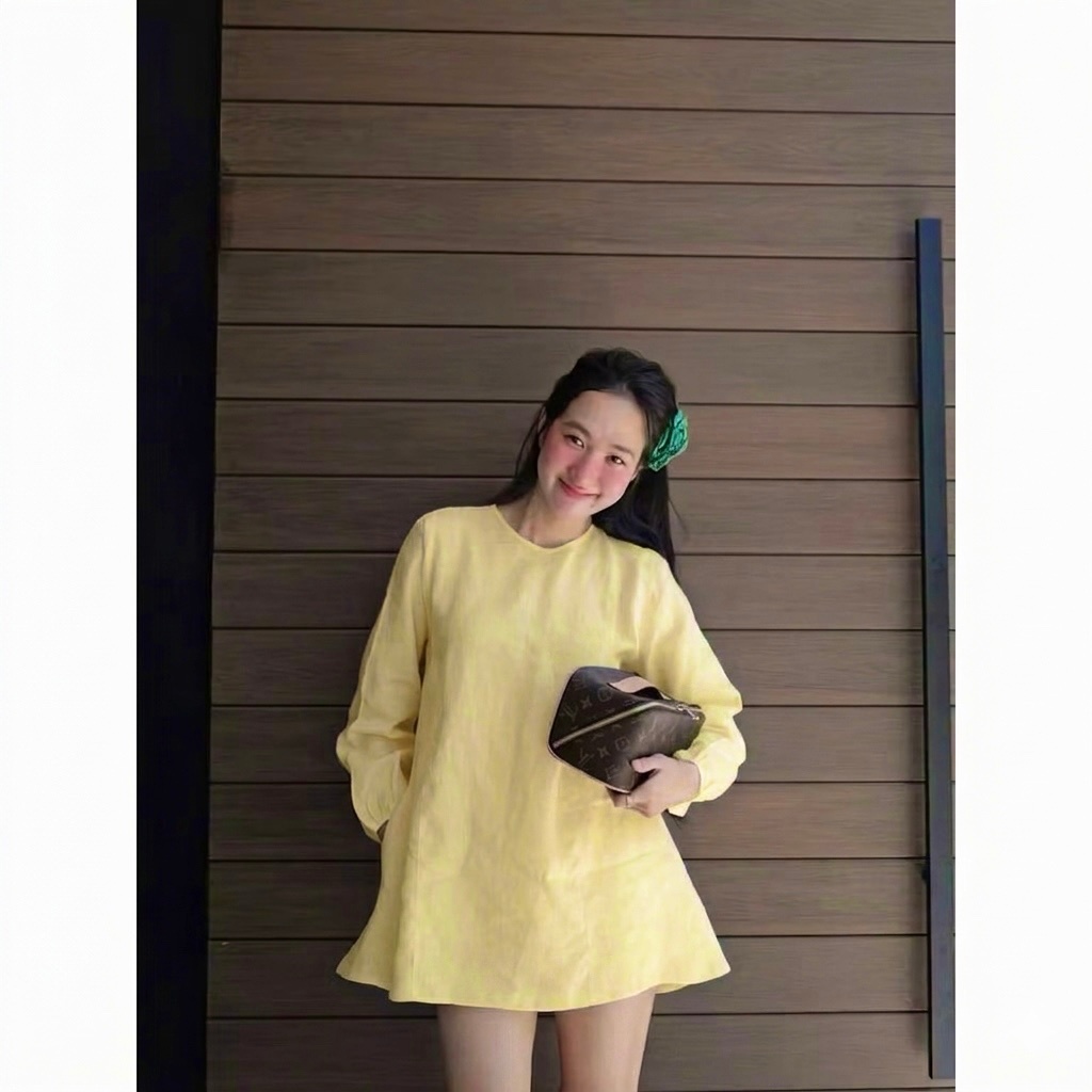 𝗟𝗮𝗻𝗱𝘆 𝗟𝗶𝗻𝗲𝗻 - |BEELY| - Áo Linen tay dài