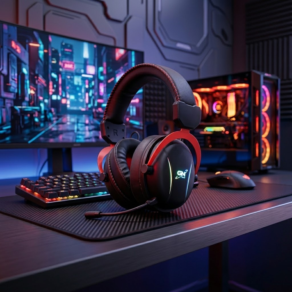 Tai nghe Gaming G-NET GH316 7.1 RGB cao cấp cho game thủ và phòng net 🔥