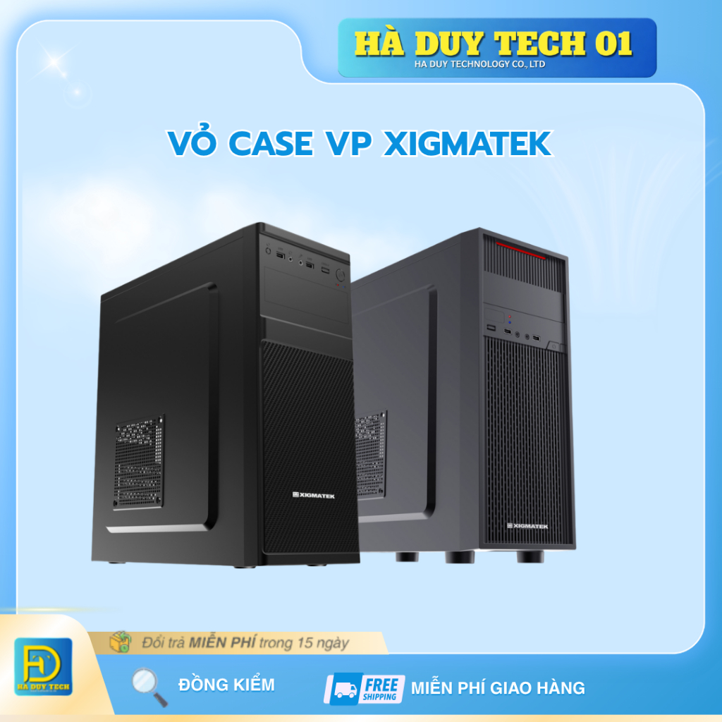 Vỏ Case VP XIGMATEK XA-20(ATX),XA-22(ATX),XS-25(M-ATX),XS-29(M-ATX)-CamKếtChínhHãng-BH 12T-HaDuyTech