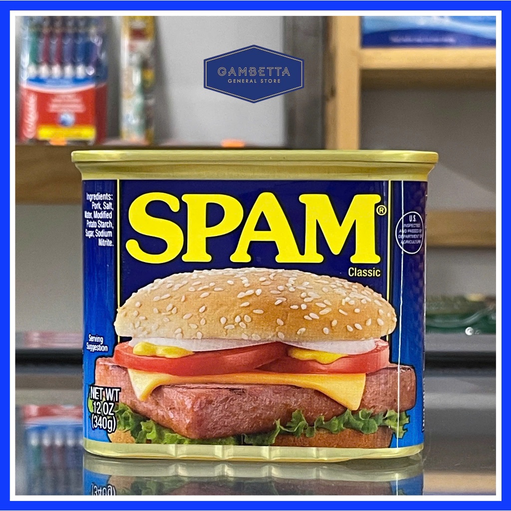 Thịt hộp Spam Classic của Mỹ hộp 340g