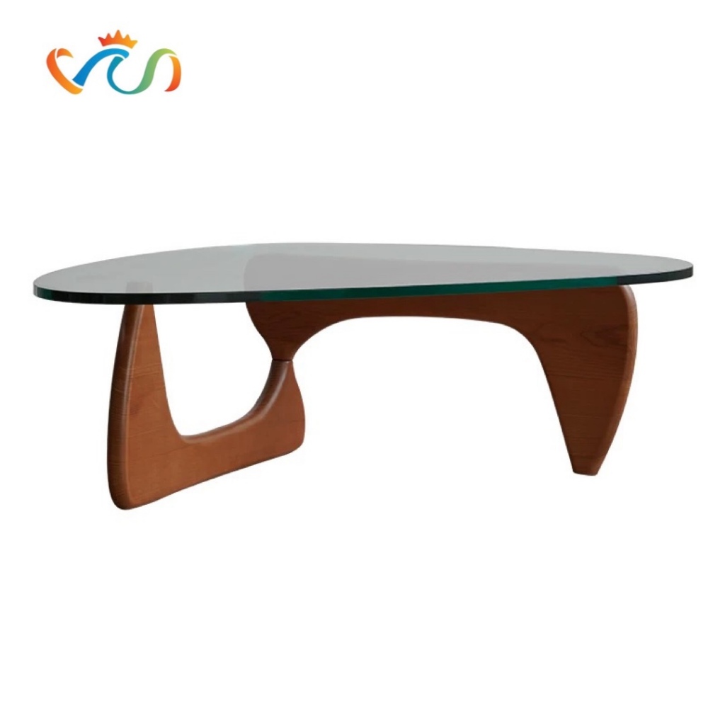 Bàn Trà Noguchi Mặt Kính VUADECOR VBT55 Phong Cách JAPANDI TINH TẾ