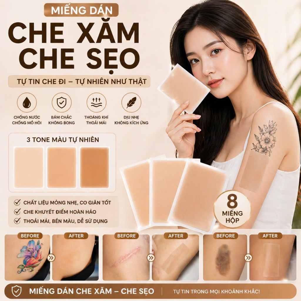 Miếng dán che hình xăm