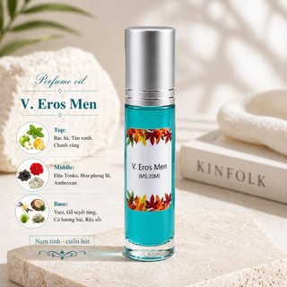 Tinh Dầu Nước Hoa Nam Ver. Eros Men 10ml, Nam tính, cuốn hút