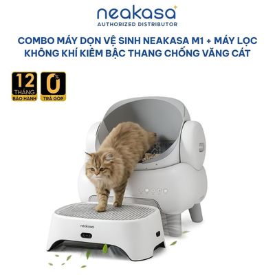 Máy dọn vệ sinh cho mèo NEAKASA M1 Plus Thiết kế OPEN-TOP Nhà vệ sinh cho mèo từ 1-15kg