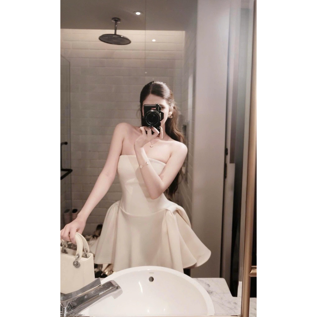 Đầm quây nơ xinhh iu DayByDay ( Chuẩn mác loại 1 )