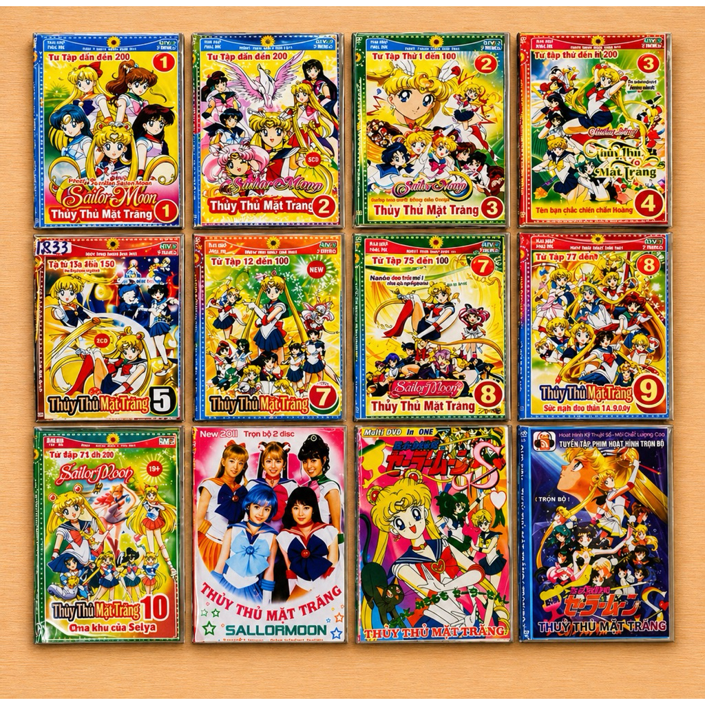 Dvd Phim Hoạt Hình Thủy Thủ Mặt Trăng