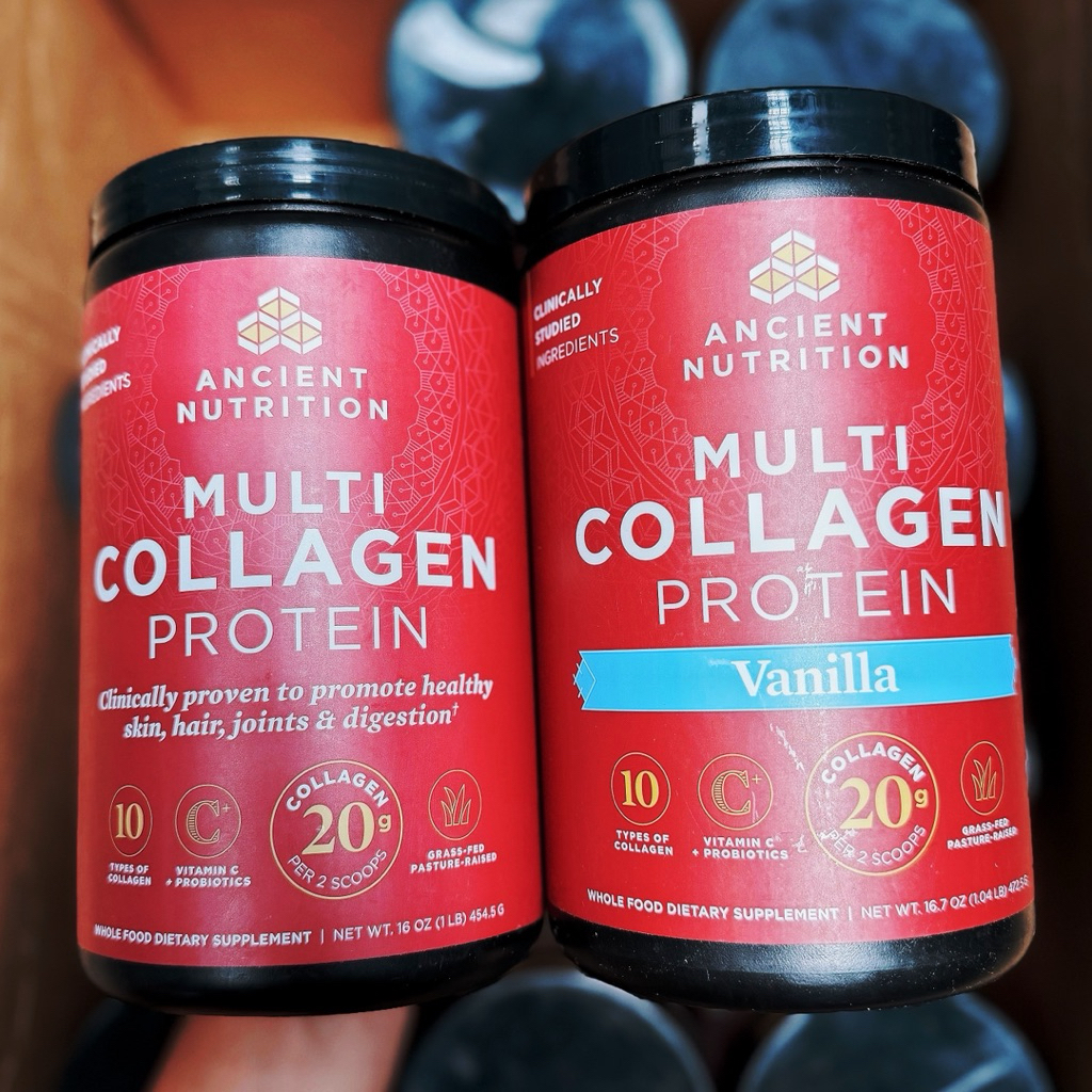BỘT COLLAGEN (10 LOẠI) Ancient Nutrition Collagen Powder Protein, Probiotics - Vitamin C, Supports S
