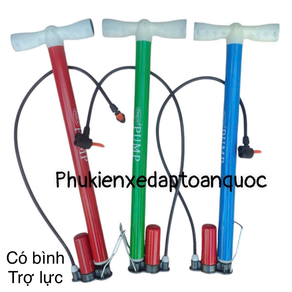 Bơm hơi đa năng, có bình hơi phụ trợ lực, Bơm xe đạp, xe máy