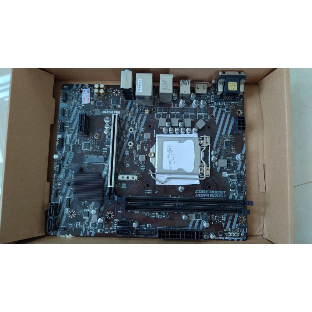 Main MSI B365m và MSI H410m lỗi, chip core i3