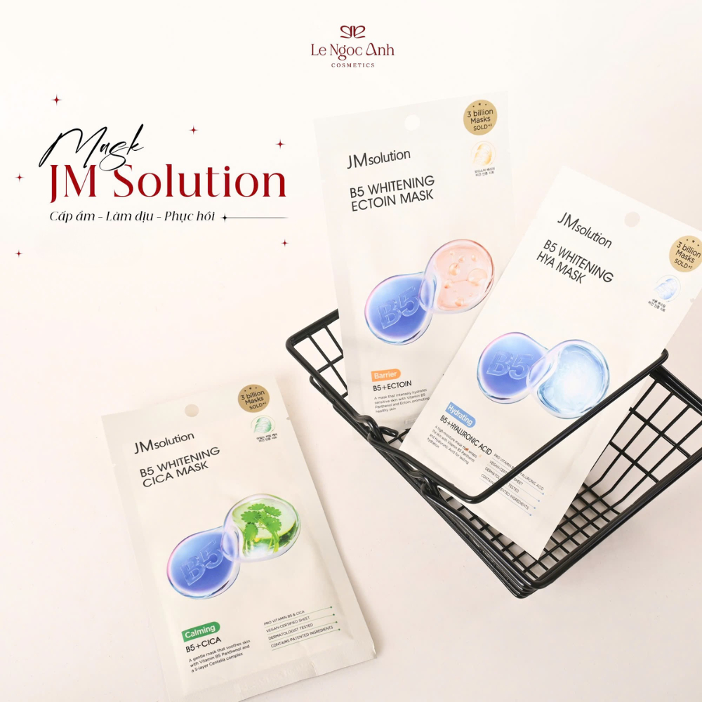 [Hàng Công Ty] Mặt Nạ JM Solution Cấp Ẩm, Làm Dịu, Phục Hồi Da B5 Whitening Mask 24ml