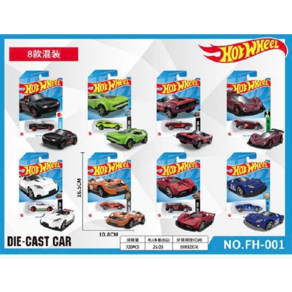 Mô hình xe Hot Wheel - Giao màu ngẫu nhiên