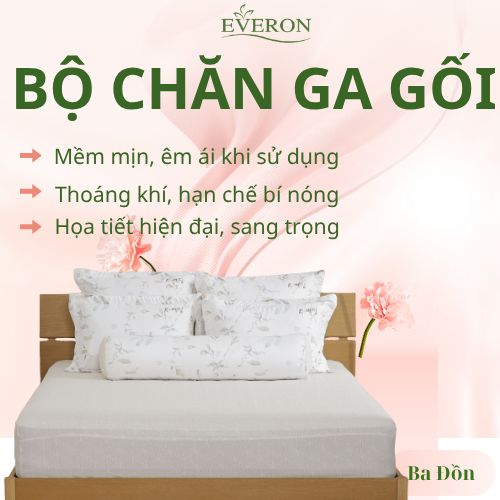 Bộ ga chun/ bộ ga giường K-Bedding KMP Everon Microfiber – Êm ái, ôm sát, tiện dụng