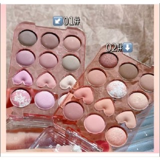 ( chính hãng) Phấn mắt nhũ 9 ô dikalu coco venus