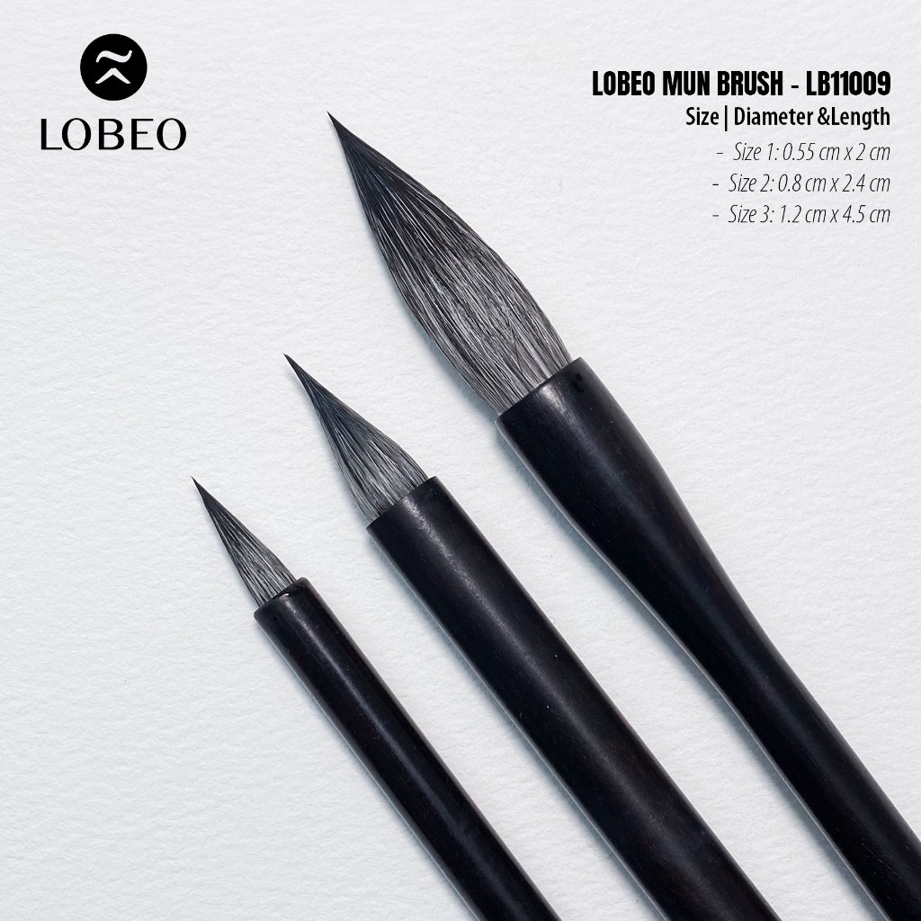 [LOBEO] Cọ vẽ thư pháp Lobeo - Mun