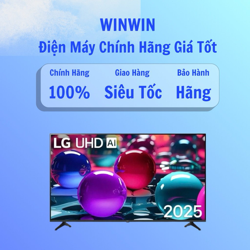 TV LG AI 2025 UHD AI UA73 55 inch - 55UA7350PSB