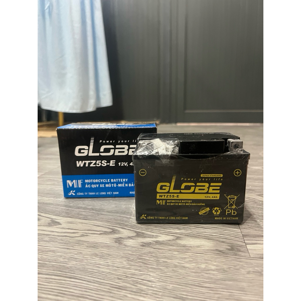 Bình GLOBE WTZ5S-E (12v-4ah)- CHÍNH HÃNG