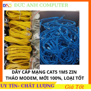 Dây cáp mạng - Dây LAN đúc sẵn 2 đầu, dây zin tháo modem nhà mạng viettel
