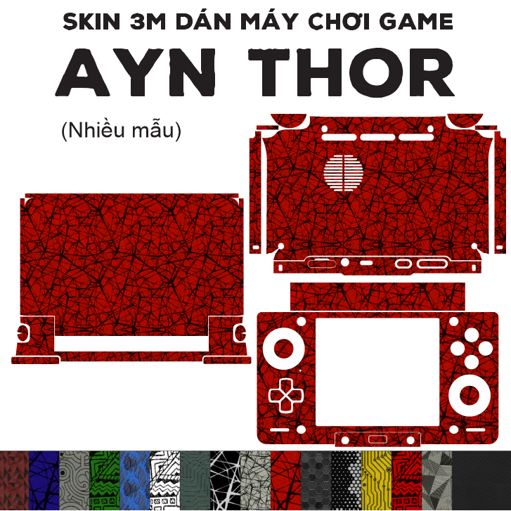 Skin 3M dán AYN Thor (Nhiều mẫu) | Miếng film dán cho máy chơi game cầm tay PC Handheld
