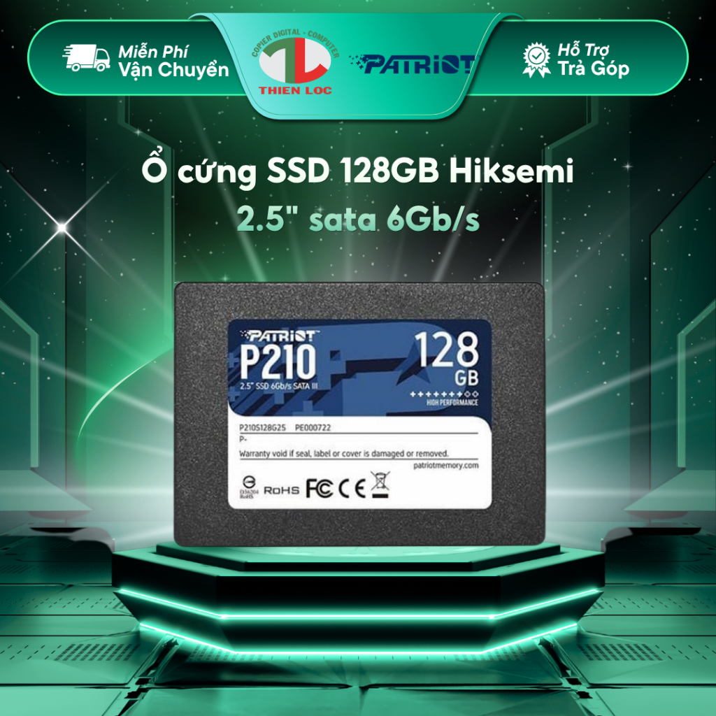 [ Full VAT ] Ổ cứng SSD 128GB Patriot P210 SATA