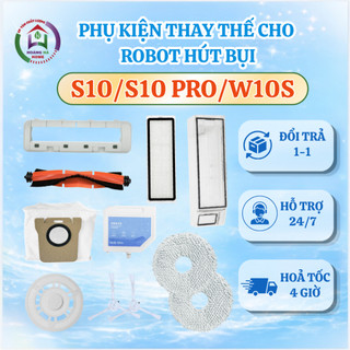 Phụ kiện tương thích cho robot hút bụi Dreame S10, S10 Pro, W10S - Phụ kiện thay thế cho robot S10, S10 pro