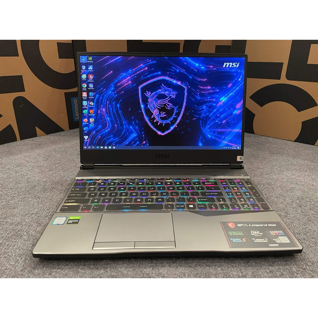 Msi Gaming LEOPARD GL65 CORE I7 10750H RAM 16G SSD 512G 15.6INCH  144HZ GTX 1650 RGB