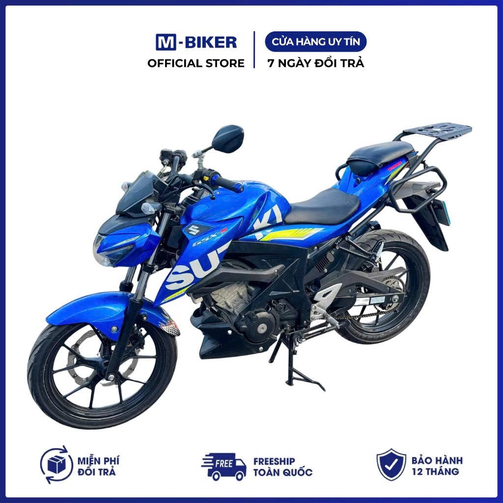 Baga GSX S150 gắn khung túi, baga gsx s150 gắn kèm khung treo túi | M-Biker