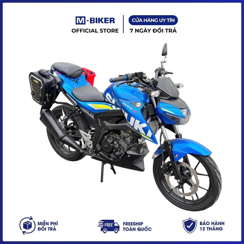 Baga GSX S150 dấu gầm gắn khung túi, baga gsx s150 dấu gầm gắn khung treo bình xăng | M-Biker