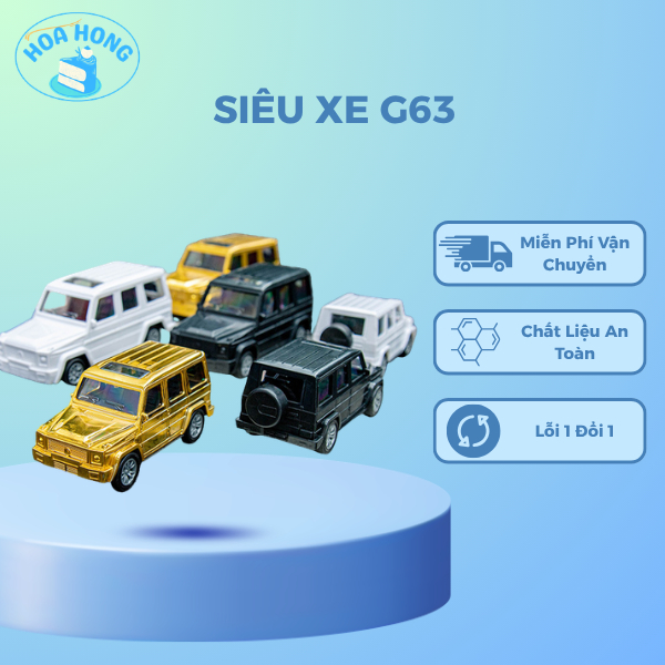 [COMBO 2] SIÊU XE G63, xe mô hình SUV ,Xe trang trí bánh sinh nhật, trang trí bánh kem bằng nhựa